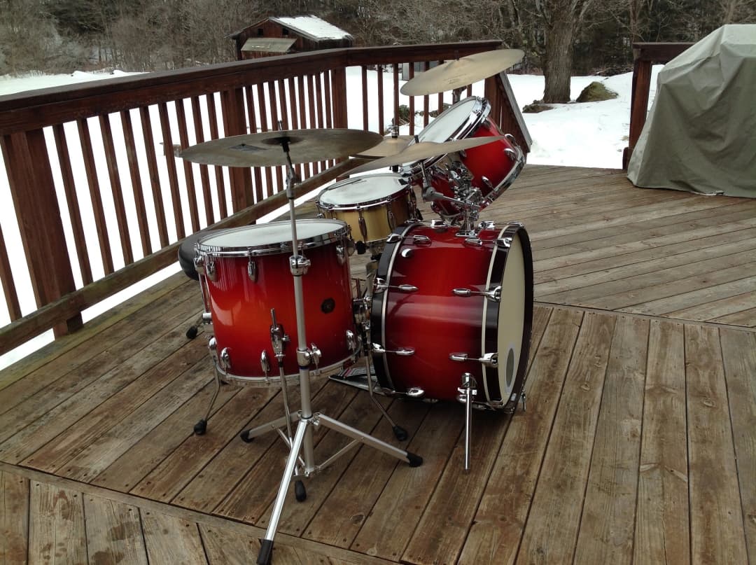 Red Gretsch Custom Kit